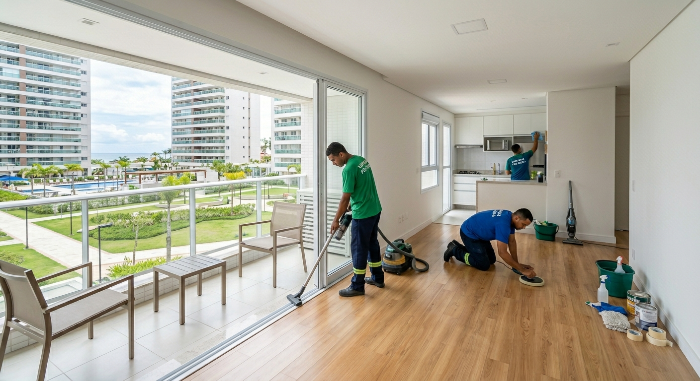 Limpeza residencial em apartamentos e residências familiares